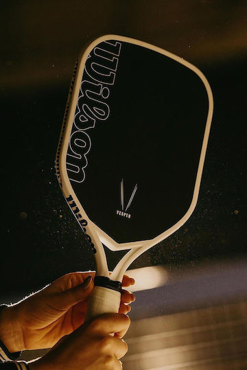 Rachetă Pickleball Wilson Vesper Control Rachetă Pickleball Paletă 17 V1 Neagră