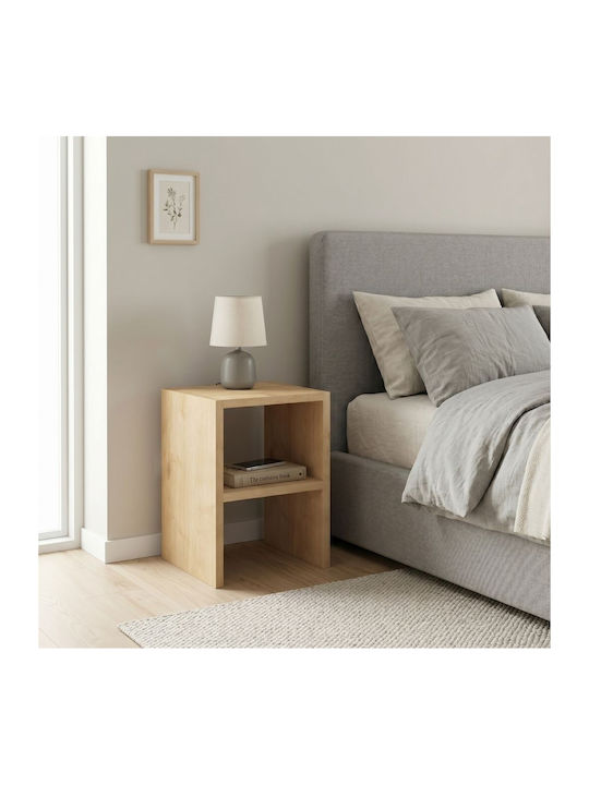 Nachttisch Smile Holz Beige 30x30x40cm