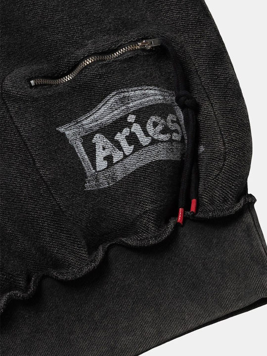 Sweatshirt mit Kapuze Schwarz