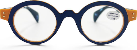Optosquad Reading Glasses +2.50 In Navy Blue Colour OPT-3026-2