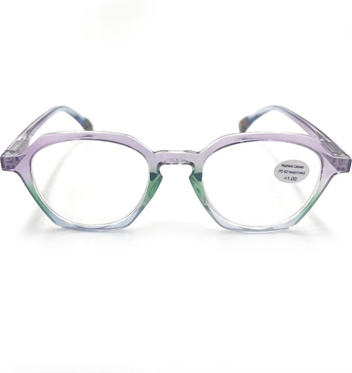 Optosquad Women Reading Glasses +3.00 In Purple Colour OPT-1226-1
