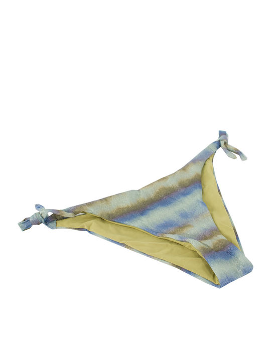 Women's Bikini Triangle Tie-dye Green