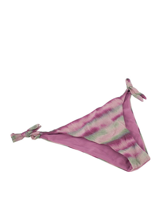Women's Triangle Bikini Tie-dye Purple