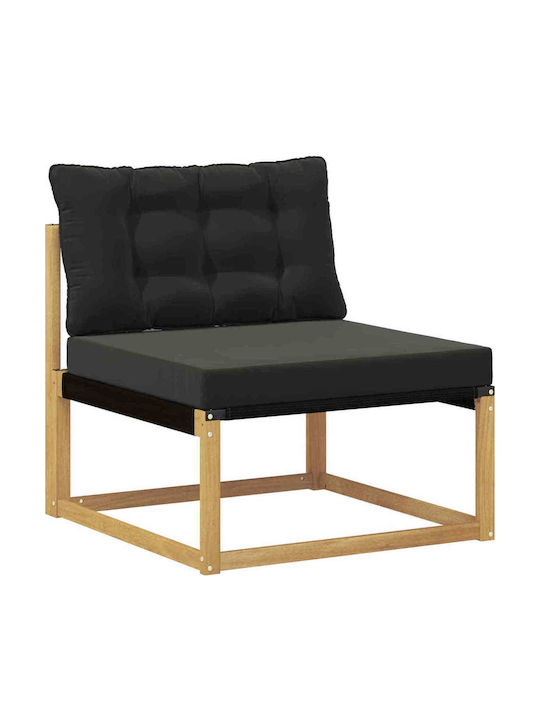 Canapea De Colț De Exterior Din Lemn Cu Perne 325x166.5x73cm