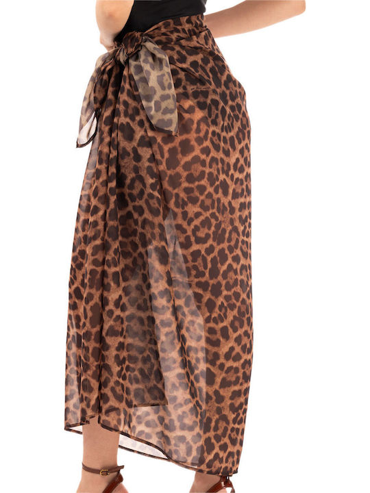 Παρεο Leopard Long Sarong Kgl3wcu10 Only One Colour