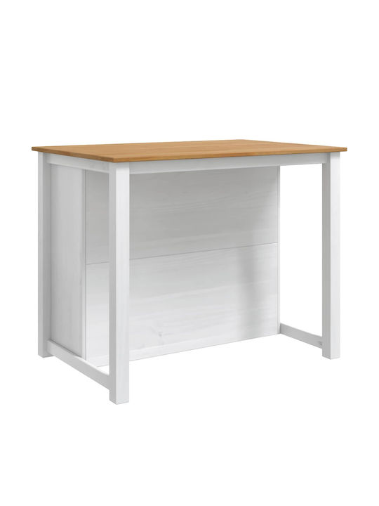 vidaXL Boden-Küchenschrank Weiß 112x77x90cm