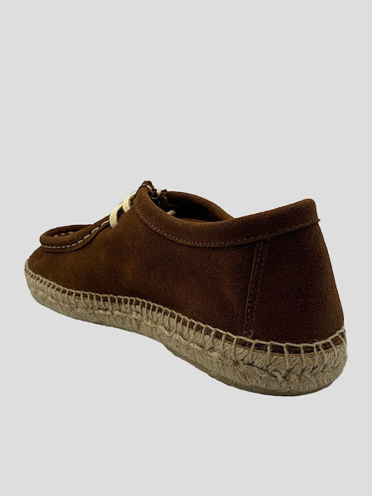 Δερμάτινα Ανδρικά Loafers σε Καφέ Χρώμα