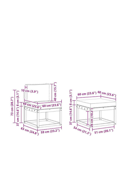 Canapea De Colț Pentru Exterior Din Plastic Cu Perne 249x122.5x73cm