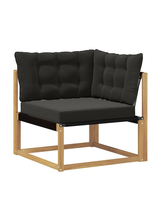 Canapea De Colț Pentru Exterior Din Lemn Cu Perne 406x168.5x73cm