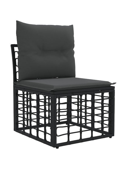 Ecksofa Outdoor Kunststoff mit Kissen