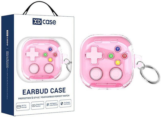 Samsung Galaxy Buds4 Buds4 Pro Xdcase Silicone Case Stand Transparent Pink