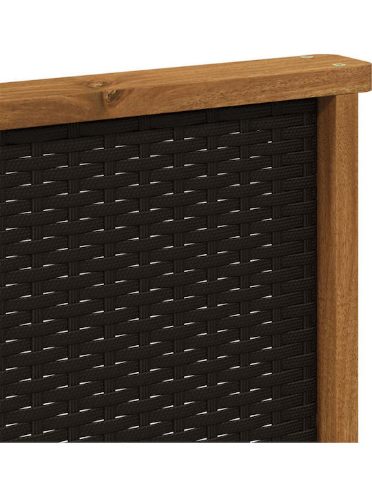 Canapea De Colț De Exterior Din Lemn Cu Perne 323x164.5x73cm