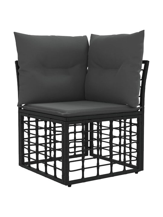 Corner Outdoor Sofa Rattan with Cushions