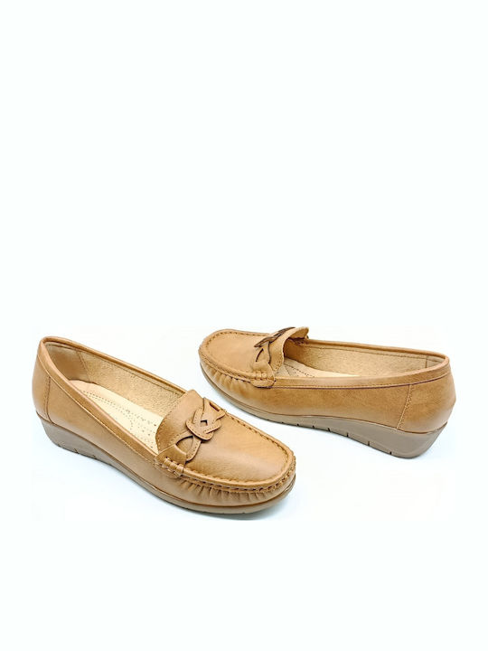 Γυναικεία Loafers σε Καφέ Χρώμα