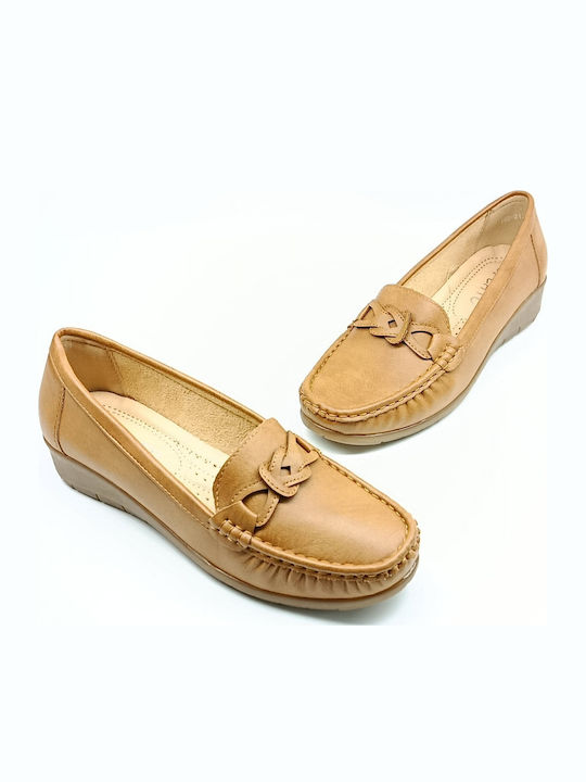 Γυναικεία Loafers σε Καφέ Χρώμα
