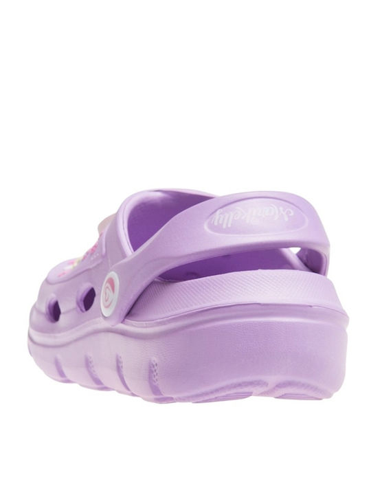 Kids Beach Clogs Purple