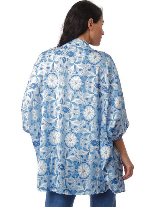 Damen Kimono Hellblau