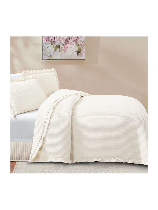 Liolios Home Armony Κουβερλί King Size Cream 260x240cm