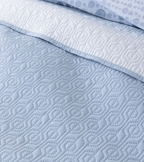 Nima Orion Κουβερλί Μονό Microfiber Sky Blue 160x240cm