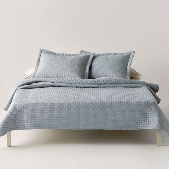 Kentia Mason Подредба Шалтета King Size Микрофибър Сив 260x240см 3 Бройки