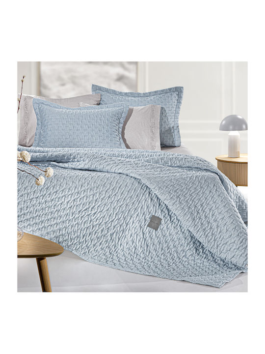 Guy Laroche Arden Set Coverlet Semi-Double Microfiber Denim 180x240cm 2pcs