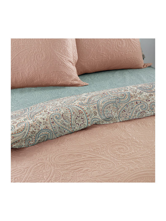 Palamaiki Ella Κουβερλί Υπέρδιπλο Microfiber Rose 220x240cm