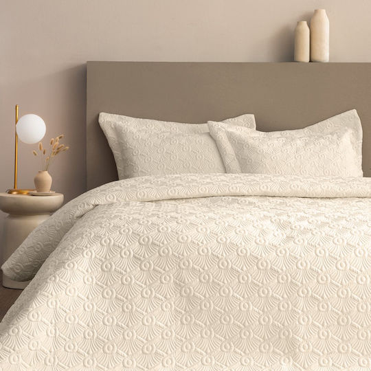 Palamaiki Wed104 Комплект Шалтета Преголяма Микрофибър Екрю 240x260см