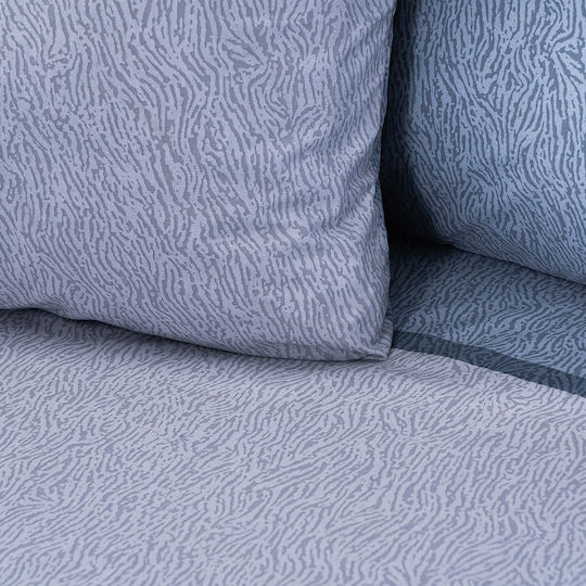 Beauty Home Moments Art 12566 Подредба Шалтета Едноцветно Светлосиньо 160x230см 2 Бройки 12566КЛМО