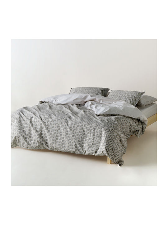 Kentia Nerikomi Coverlet King Size Cotton Brown-Beige-White 270x270cm