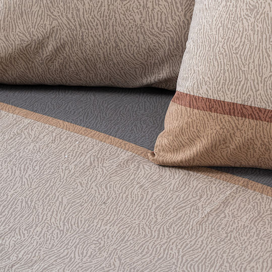 Beauty Home Moments Αrt 12565 Σετ Υπέρδιπλο Καφέ 220x240cm 3τμχ