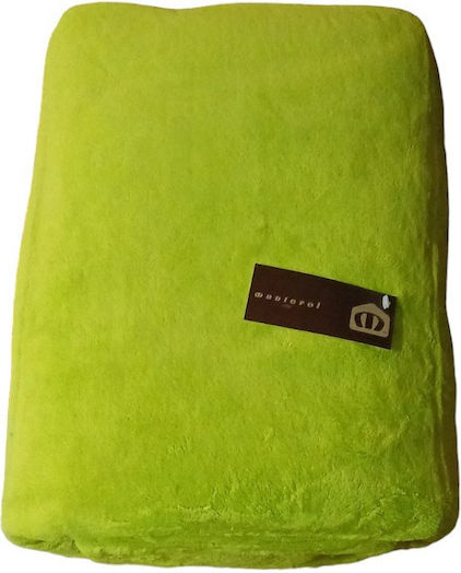 Manterol Casa Chic Colour Blanket Spain Fleece Double 230x230cm Orange
