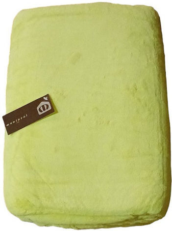 Manterol Casa Chic Colour Blanket Spain Fleece Double 230x230cm Orange