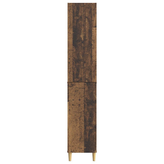 vidaXL Bathroom Floor Column Cabinet L33xW34.5xH90cm Brown