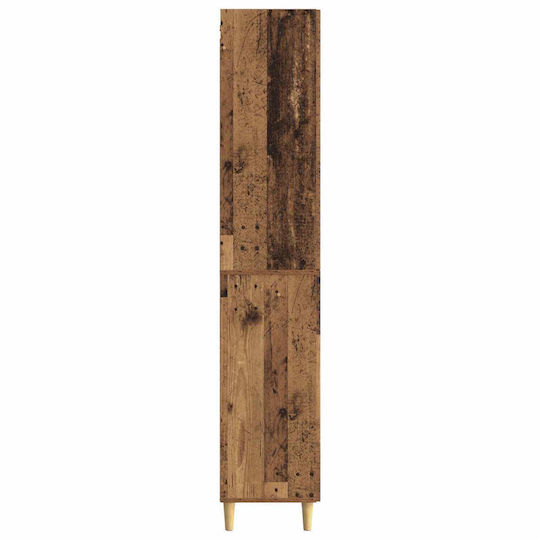 vidaXL Bathroom Floor Column Cabinet L33xW34.5xH90cm Brown