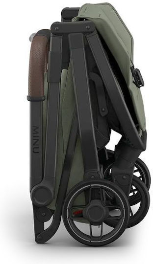 UPPAbaby Minu V3 Καρότσι Μωρού Kατάλληλο για Nεογέννητο Meadow Green 7.6kg