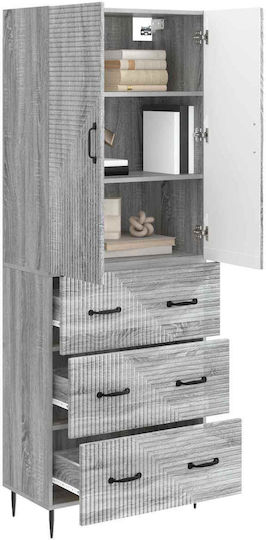 Сиви Етажерки Sonoma (2 Броя) 66x34.5x90 см
