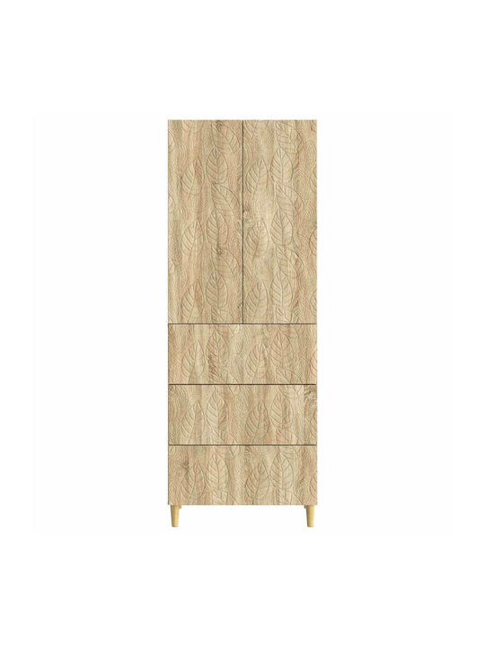 Βιβλιοθήκες Δρυς (2τμχ) 66x34.5x90εκ.