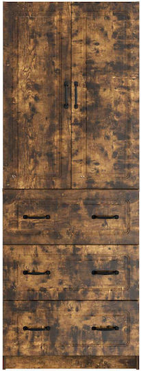 Етажерки Кафяв Дъб (2 Броя) 66x34.5x87 см