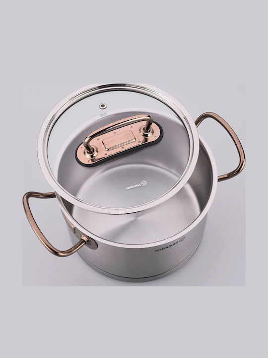 Korkmaz Proline Stainless Steel Pots Set 4 Pieces