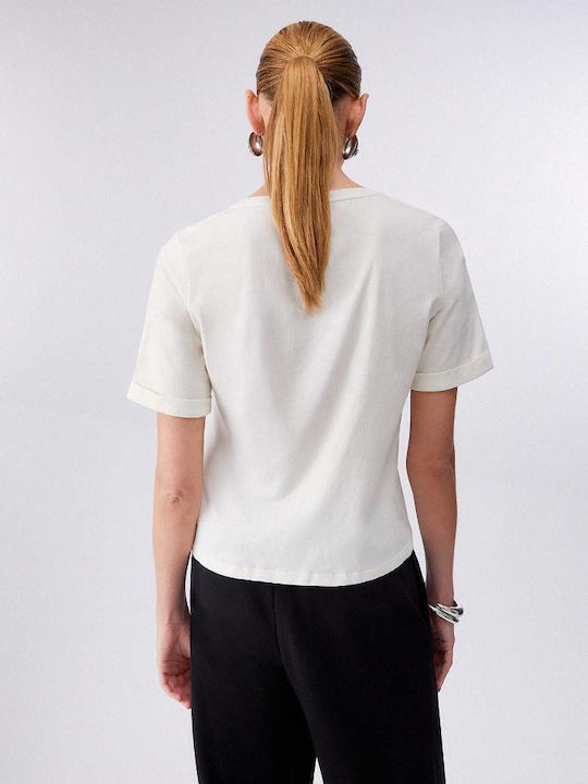 Liu Jo Women's T-shirt Coconut Milk