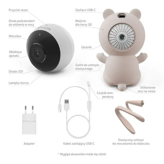 TrueLife Baby Monitor with Two-Way Audio & Lullabies
