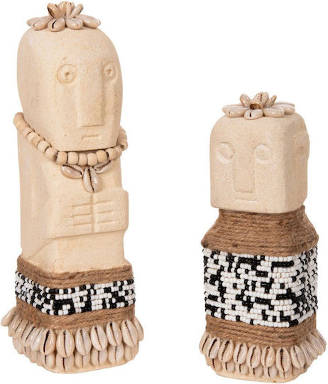 Freebox Dekorative Statuette aus Stein 7x7x17cm