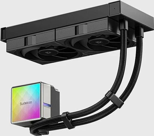 Sudokoo Nexaura 240 Υδρόψυξη AIO CPU με 2 Ανεμιστήρες 120mm και RGB Φωτισμό