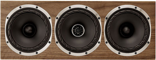Fyne Audio F500S LCR Passive Hi-Fi-Lautsprecher Zentrale 75W 3-Wege P53xB15.2xH20cm Natürliche Walnuss