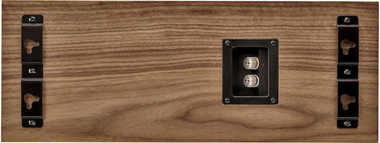 Fyne Audio F500S LCR Passive Hi-Fi-Lautsprecher Zentrale 75W 3-Wege P53xB15.2xH20cm Natürliche Walnuss