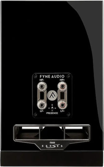 Fyne Audio F500S Pair of Hi-Fi Bookshelf Speakers 50W 1-Way 20.4x31.7x32.5cm Gloss Black