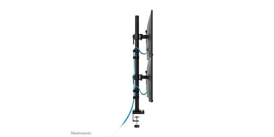Neomounts Desk Stand for 2 Monitors up to 32" with Extension Arm (DS60-600BL2V)