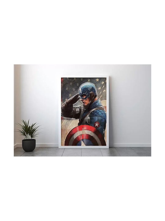 Poster Captain America Mv023 40cm X 50cm