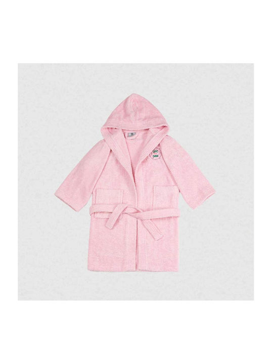 Sunshine Παιδικό Μπουρνούζι Pink mit Kapuze