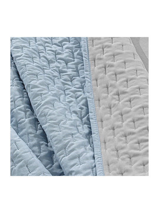 Guy Laroche Arden Tagesdecken Set Halbdoppel aus Polyester Denim 180x240cm 2 Stück